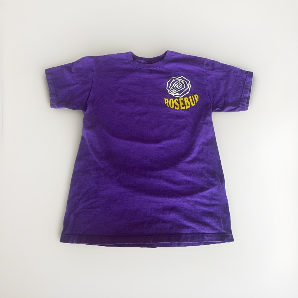 Men's "Rosebud" Purple T-Shirt Size Large